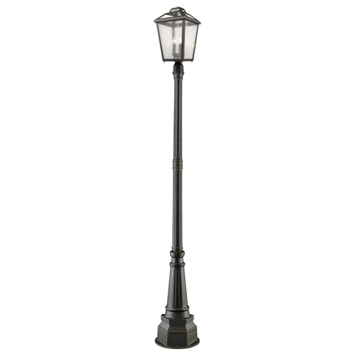 Z-Lite Bayland Oil Rubbed Bronze Post Light by Z-Lite 539PHBR-564P-ORB