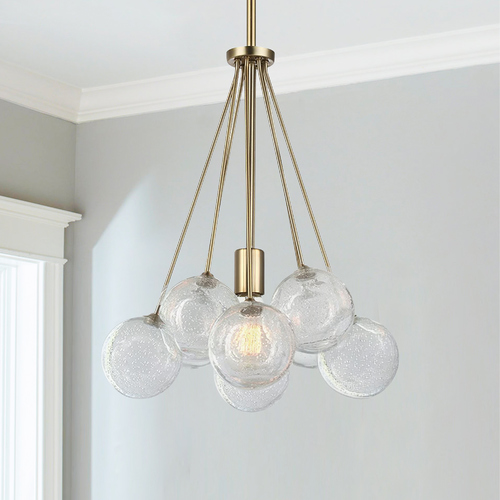 Bronzeville 14.25-Inch Pendant in Satin Brass by Visual Comfort Studio