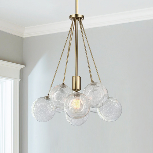 Visual Comfort Studio Collection Bronzeville 14.25-Inch Pendant in Satin Brass by Visual Comfort Studio 6514301-848