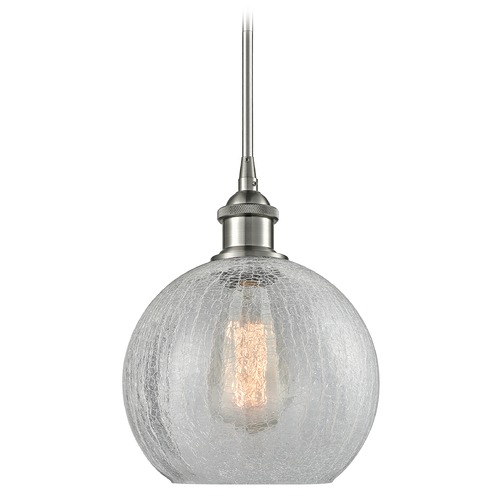 Innovations Lighting Innovations Lighting Athens Brushed Satin Nickel Mini-Pendant Light with Globe Shade 516-1S-SN-G125