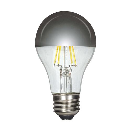Satco Lighting 6W LED A19 Silver Crown Light Bulb in 2700K by Satco Lighting S12421