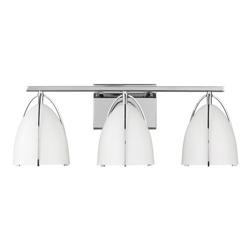 Norman 24.25-Inch Vanity Light in Chrome by Visual Comfort Studio