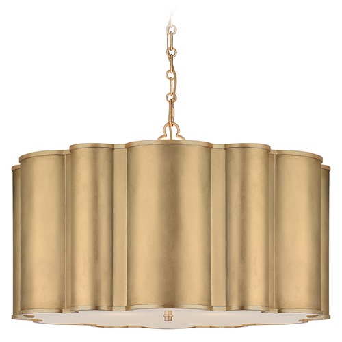 Visual Comfort Signature Collection Alexa Hampton Markos Large Pendant in Gild by Visual Comfort Signature AH5215GFA