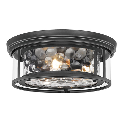 Clarion Matte Black Flush Mount by Z-Lite