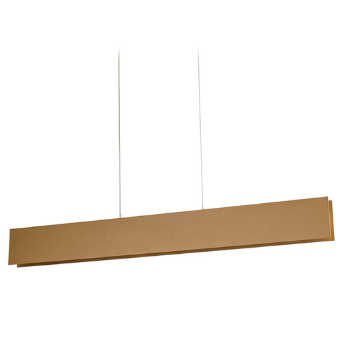 Oxygen Brio Powdered Gold LED Pendant Light