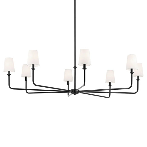 Kichler Lighting Kichler Lighting Pallas Black Chandelier 52521BK