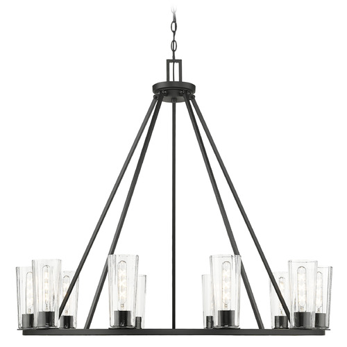 Z-Lite Z-Lite Titus Matte Black Chandelier 826-10MB