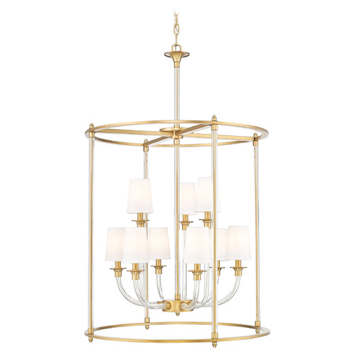 Z-Lite Katerina Rubbed Brass Chandelier