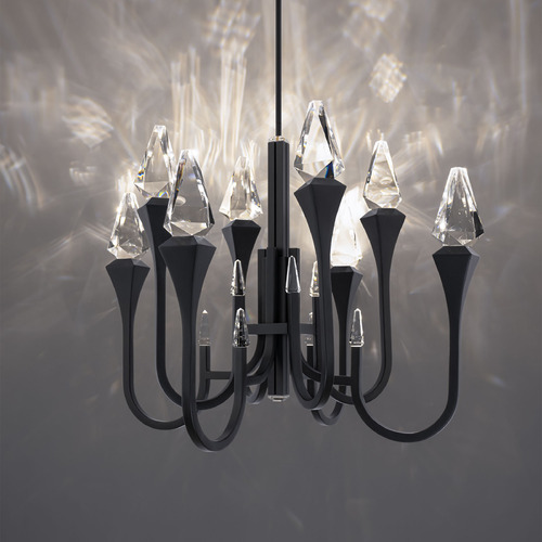 Schonbek Beyond Schonbek Beyond Plumeria Black LED Pendant Light BPD25534-BK