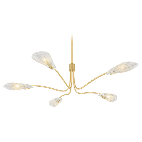 Hudson Valley Lighting Tenafly Aged Brass LED Chandelier