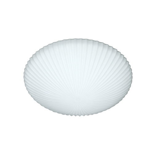Modern Flushmount Light White Glass by Besa Lighting