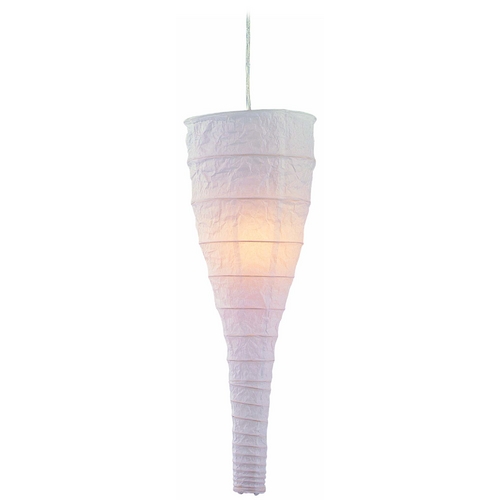 Lite Source Lighting Moonlight Mini Pendant by Lite Source Lighting LS-19181WHT