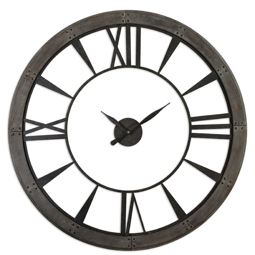 Ronan Wall Clock, Large by Uttermost Lighting
