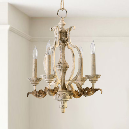 Quorum Lighting Florence Persian White Mini-Chandelier by Quorum Lighting 6037-4-70