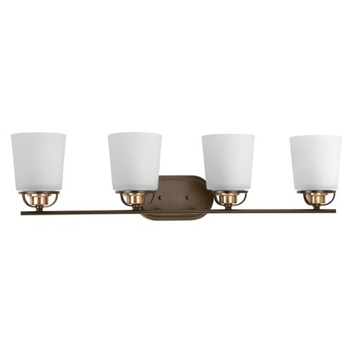 West Village 4-Light Bathroom Light in Bronze by Progress Lighting