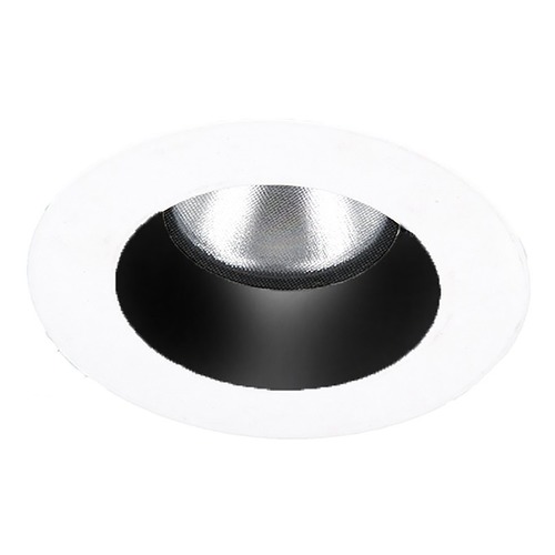 WAC Lighting Aether Black & White LED Recessed Trim by WAC Lighting R2ARDT-W840-BKWT