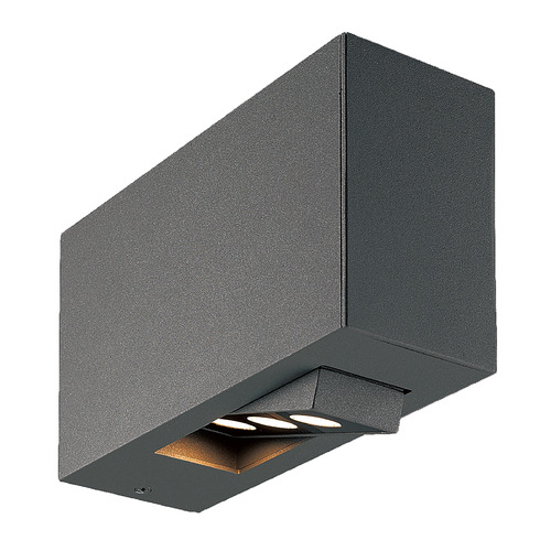 Oscar 4.75-Inch Outdoor LED Wall Mount in Grey by Eurofase Lighting