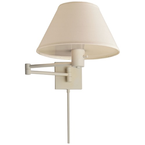 Visual Comfort Signature Collection Studio VC Classic Swing Arm Lamp in Matte White by Visual Comfort Signature 92000DWHTL