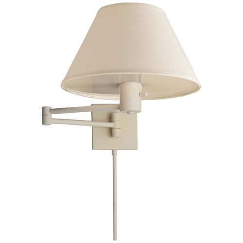 Studio VC Classic Swing Arm Lamp in Matte White by Visual Comfort Signature