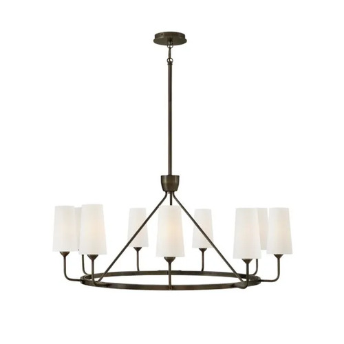 Lewis 37-Inch Chandelier in Black Oxide by Hinkley Lighting