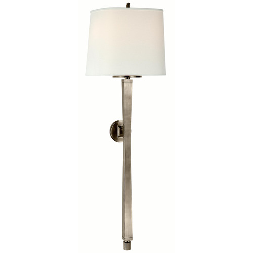 Visual Comfort Signature Collection Visual Comfort Signature Collection Thomas O'brien Edie Antique Nickel Sconce TOB2741AN-L