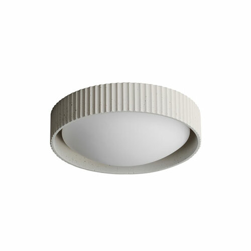 Souffle 13.75-Inch LED Flush Mount in Chaulk White by ET2 Lighting