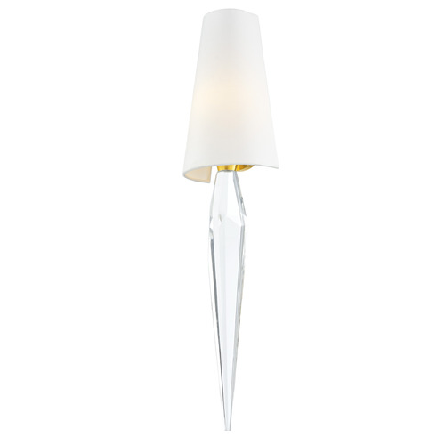 Corbett Lighting Corbett Lighting Alps Vintage Polished Brass & Clear LED Sconce 364-01-VPB