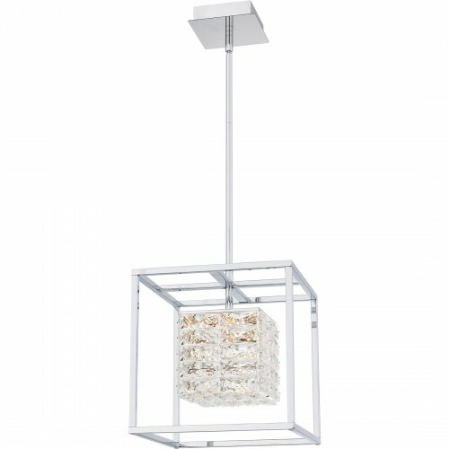 Dazzle LED Pendant in Polished Chrome by Quoizel Lighting