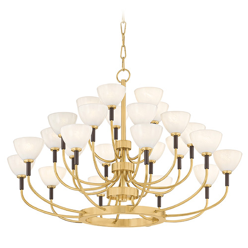 Corbett Lighting Brahma Vintage Polished Brass / Bronze Chandelier