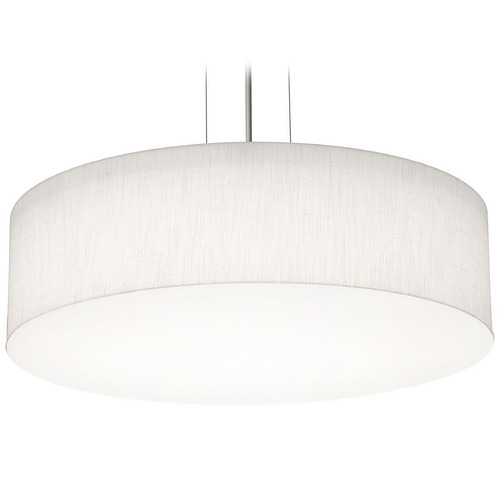 Afx Lighting Anton Black Pendant Light with Drum Shade