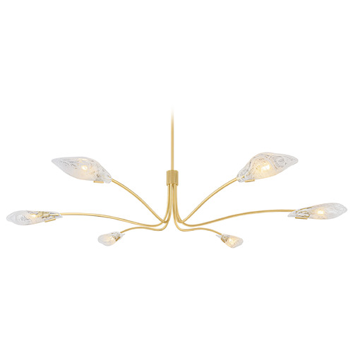 Hudson Valley Lighting Tenafly Aged Brass LED Chandelier