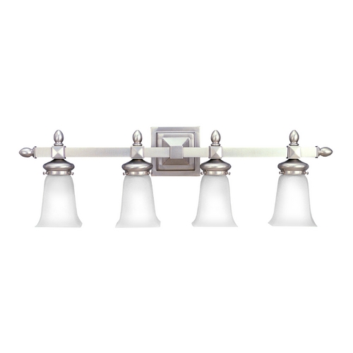 Hudson Valley Lighting Cumberland 4-Light Bath Light in Satin Nickel by Hudson Valley Lighting 2824-SN