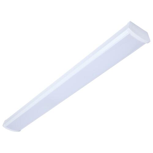 4-Foot 5CCT LED 120-277V Wrap Light in White by Nuvo Lighting