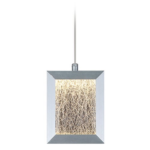 Brentwood Brushed Aluminum LED Pendant by Avenue Lighting