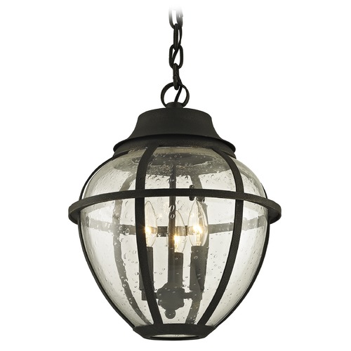 Troy Lighting Bunker Hill Vintage Bronze Outdoor Hanging Light by Troy Lighting F6457