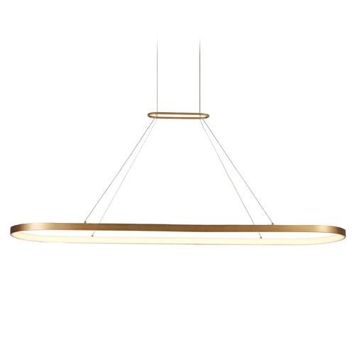 Eerie Antique Brass LED Linear Light by Kuzco Lighting