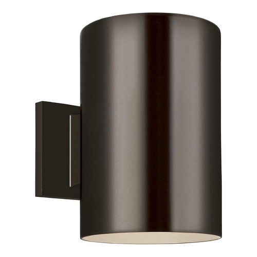 Outdoor Cylinders Bronze LED Outdoor Wall Light by Visual Comfort Studio