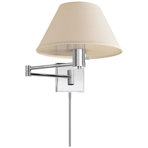 Visual Comfort Signature Collection Studio VC Classic Swing Arm Lamp in Polished Nickel by Visual Comfort Signature 92000DPNL