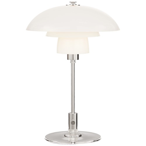 Visual Comfort Signature Collection Thomas OBrien Whitman Desk Lamp in Polished Nickel by Visual Comfort Signature TOB3513PNWG