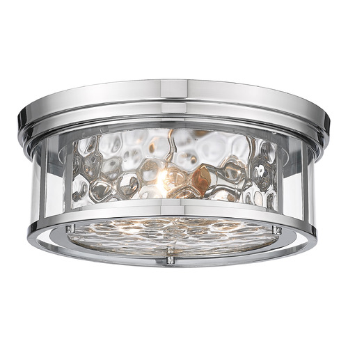 Clarion Polished Nickel Flush Mount by Z-Lite