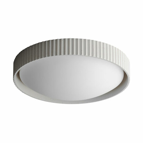 ET2 Lighting Souffle 18-Inch LED Flush Mount in Chaulk White by ET2 Lighting E25058-CHK