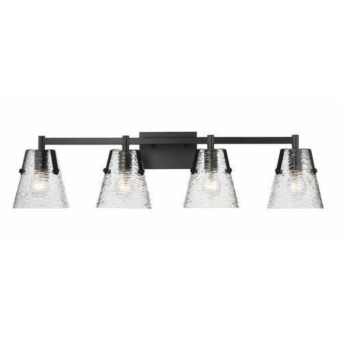 Z-Lite Analia 4-Light Bath Light in Matte Black by Z-Lite 1101-4V-MB