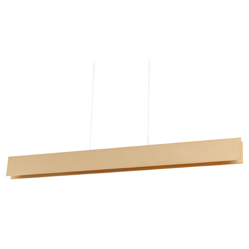 Oxygen Brio Powdered Gold LED Pendant Light