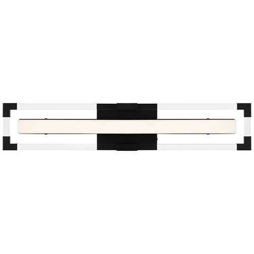 Quoizel Lighting Elias Matte Black LED Bathroom Light