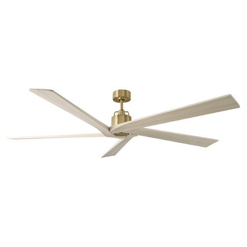 Visual Comfort Fan Collection Sean Lavin Aspen 70 Burnished Brass Ceiling Fan Without Light