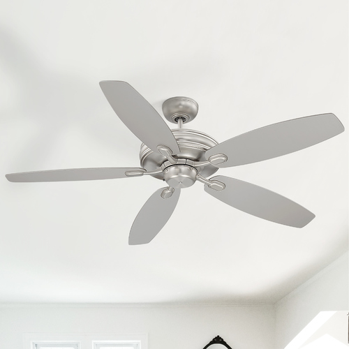 Savoy House Kentwood 52 Inch Satin Nickel Ceiling Fan Without Light 5095 5rv Sn Destination Lighting - 52 White Ceiling Fans Without Lights