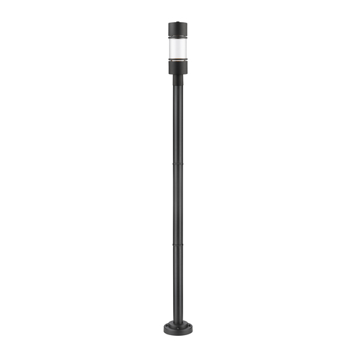 Z-Lite Luminata Black LED Post Light by Z-Lite 553PHB-567P-BK-LED