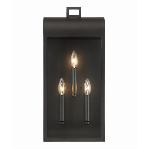 Eurofase Lighting Soyar 23-Inch Outdoor Sconce in Satin Black by Eurofase Lighting 41968-017