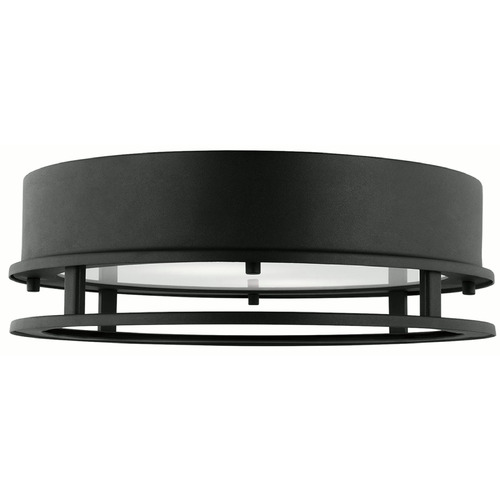 Visual Comfort Studio Collection Union Black LED Flush Mount