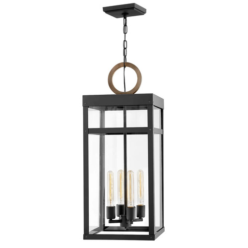 Porter 31.25-Inch LED Outdoor Hanging Light in Black by Hinkley Lighting